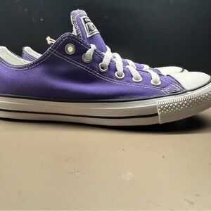 New Unisex Converse All Star Ox Low Top Electric Purple 137837F Size Men 8/W 10